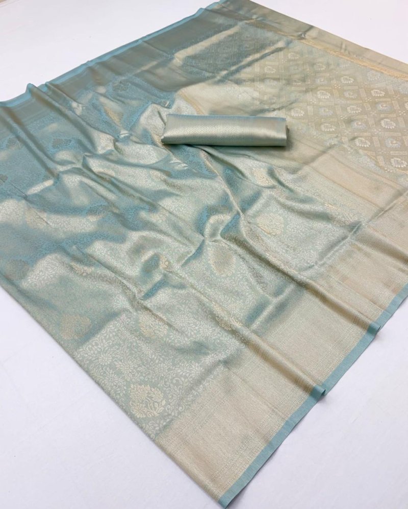 Varakh By Rajtex Kanjeepuram Tissue Weaving Silk Saree
